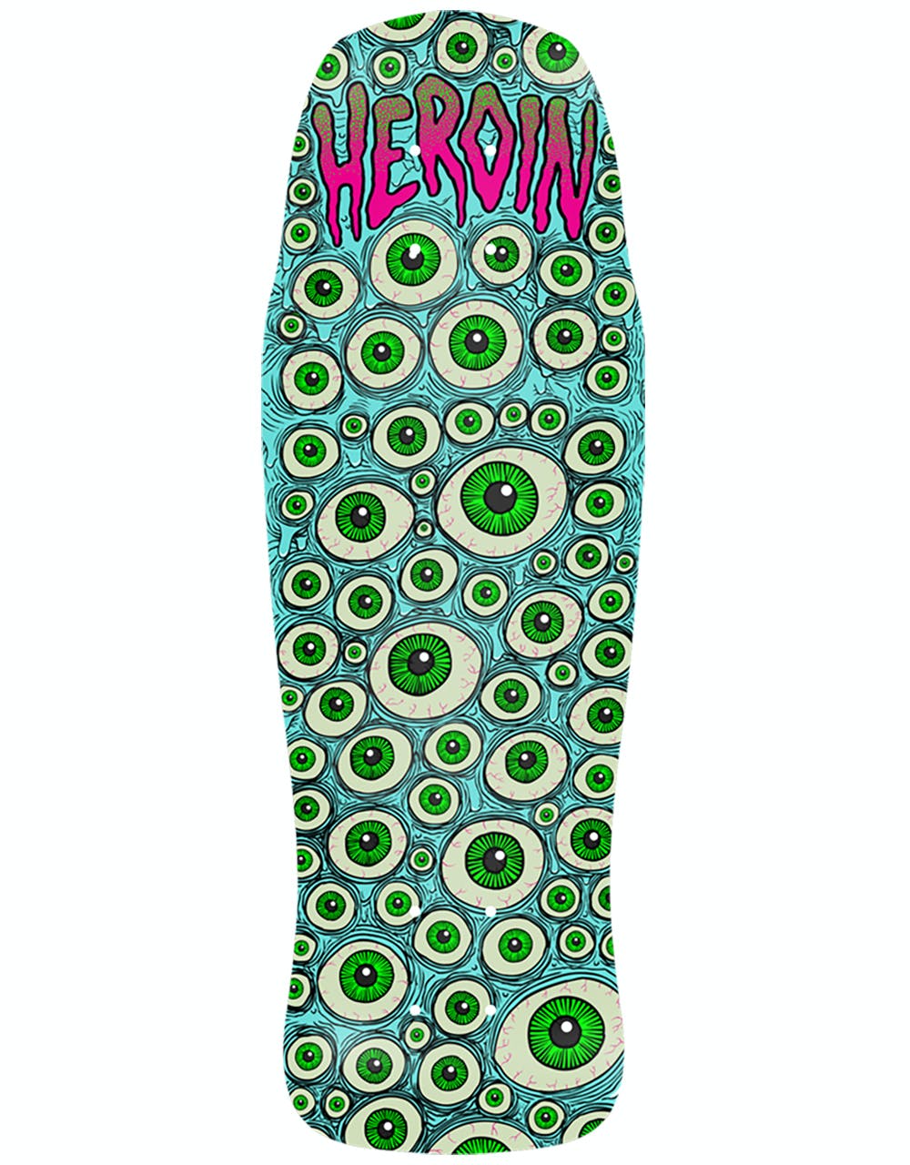 Heroin Eyeballer Skateboard Deck - 10.25"