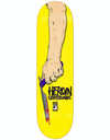 Heroin Razortop Yellow Skateboard Deck - 8.5"