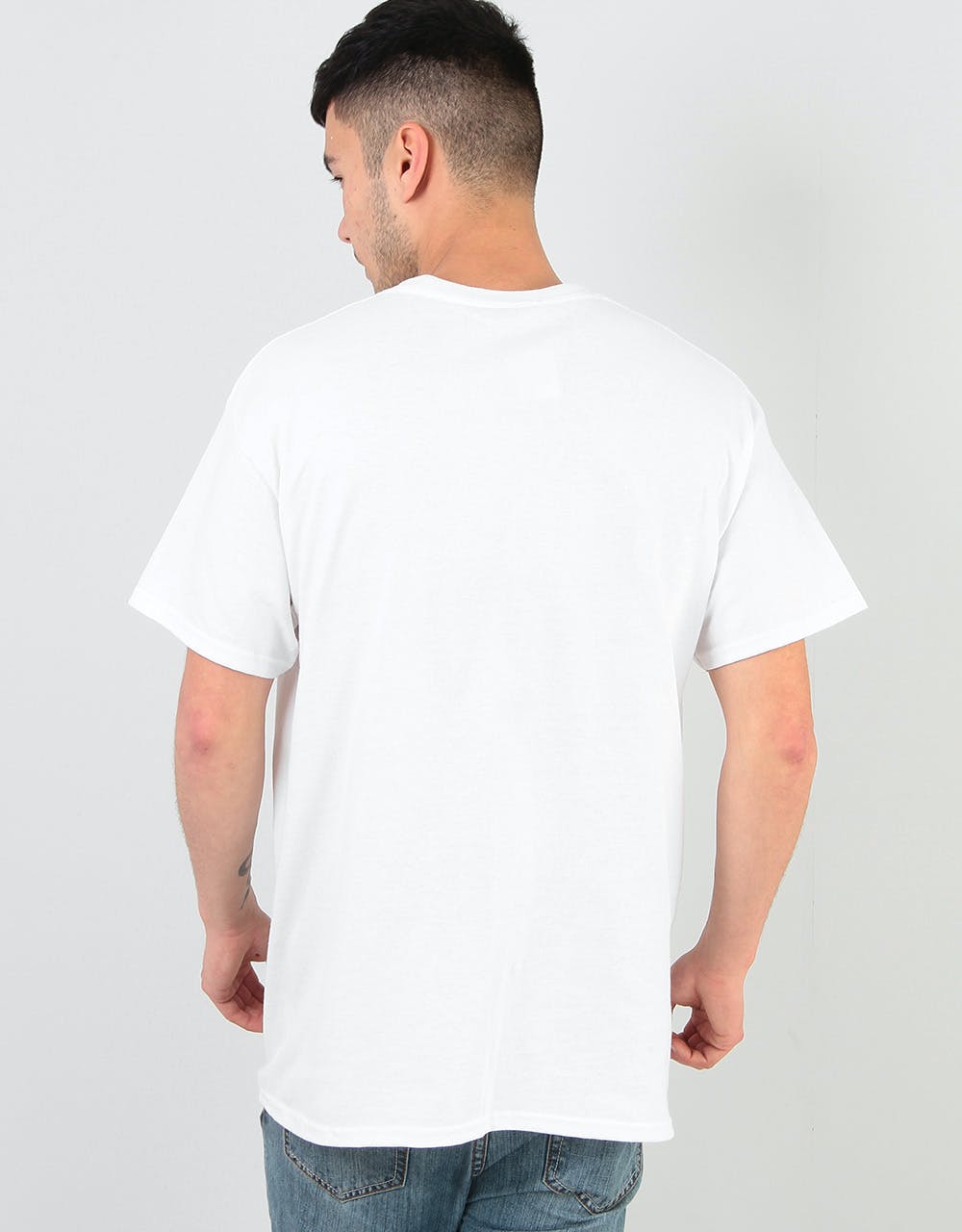 Colourblind Stacked T-Shirt - White