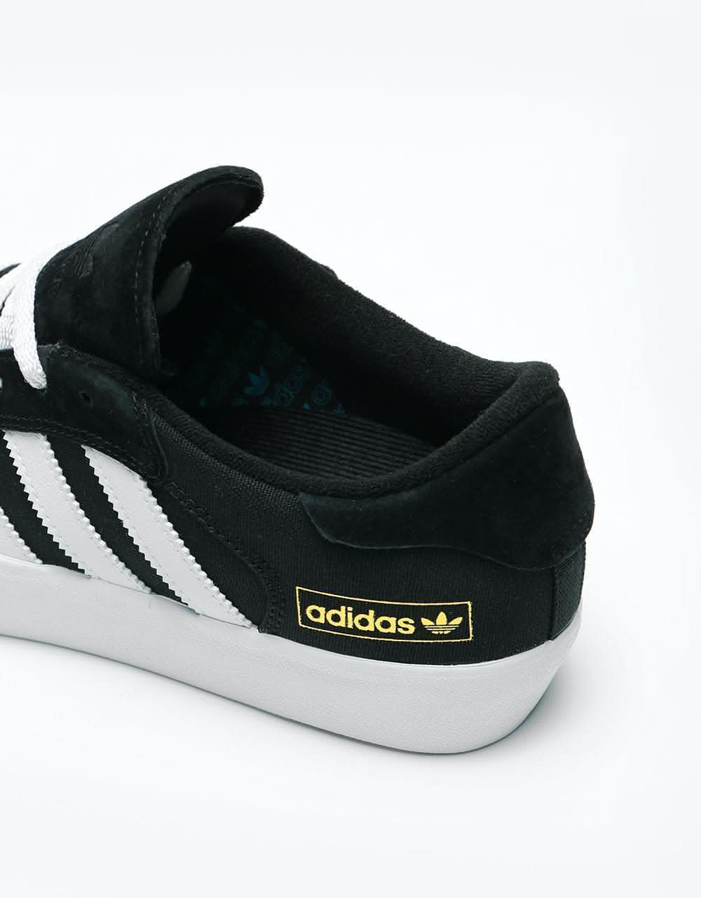 Adidas Matchbreak Super Skate Shoes - Core Black/White/Gold Metallic