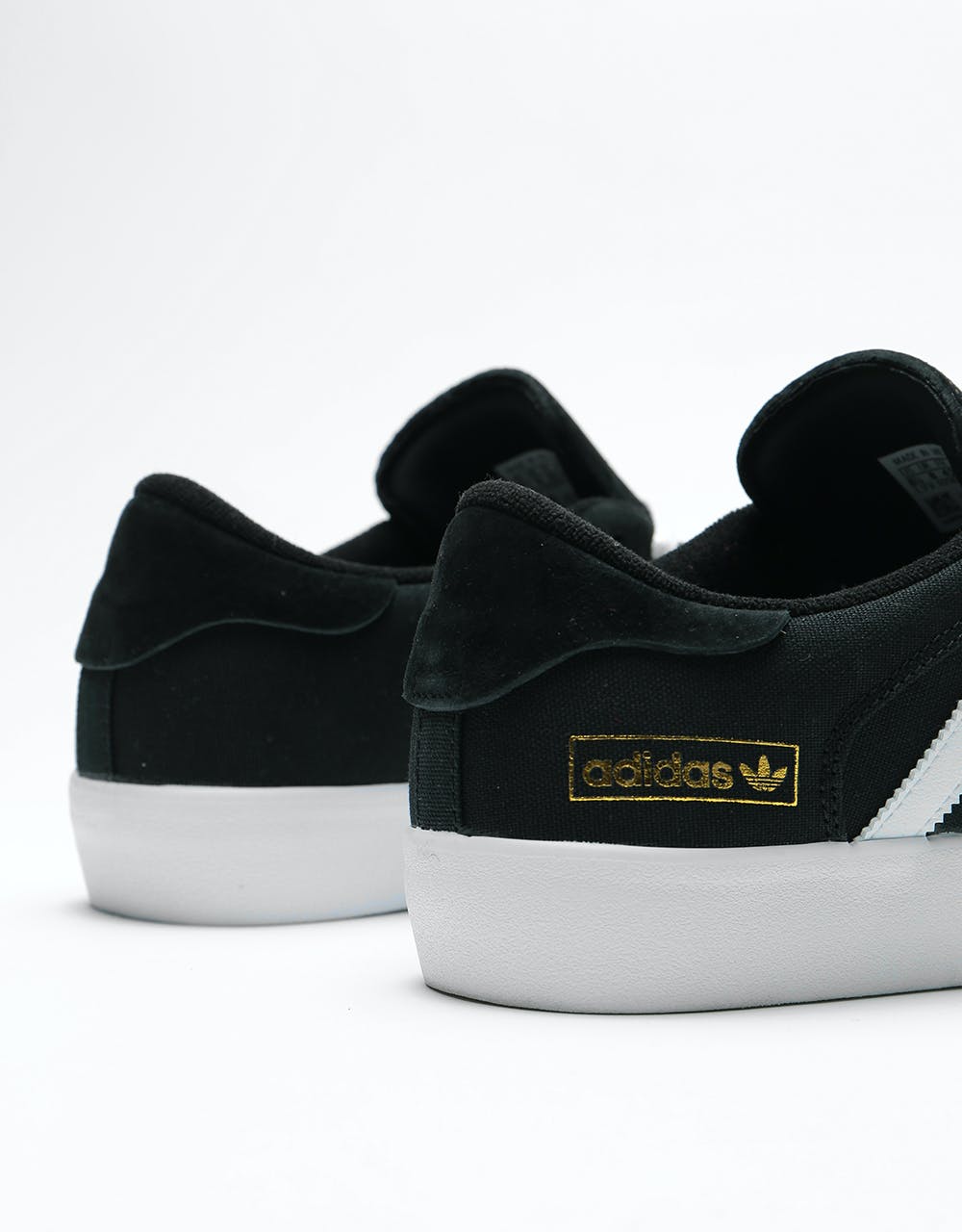 Adidas Matchbreak Super Skate Shoes - Core Black/White/Gold Metallic