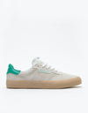 adidas 3MC Skate Shoes - Chalk White/Glory Green/Gum