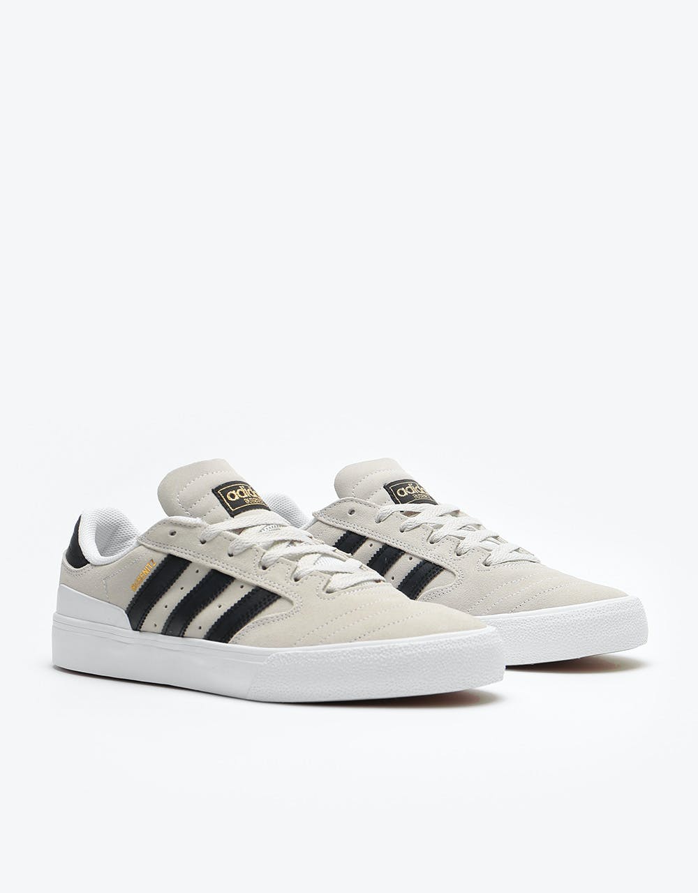 Adidas Busenitz Vulc II Skate Shoes - White/Core Black/Gum
