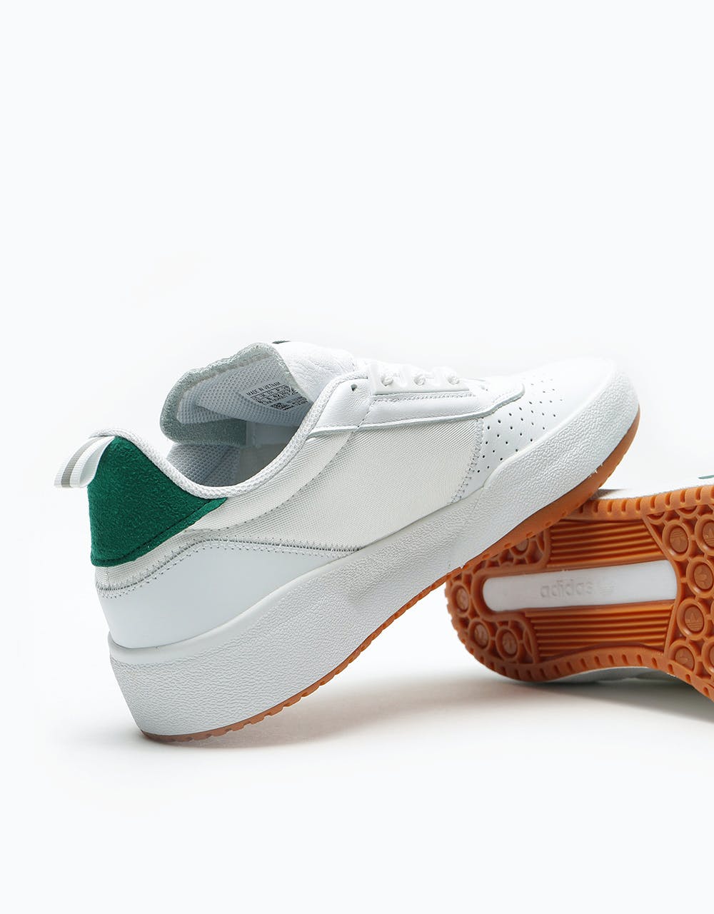Adidas Liberty Cup Skate Shoes - White/Collegiate Green/Clear Brown