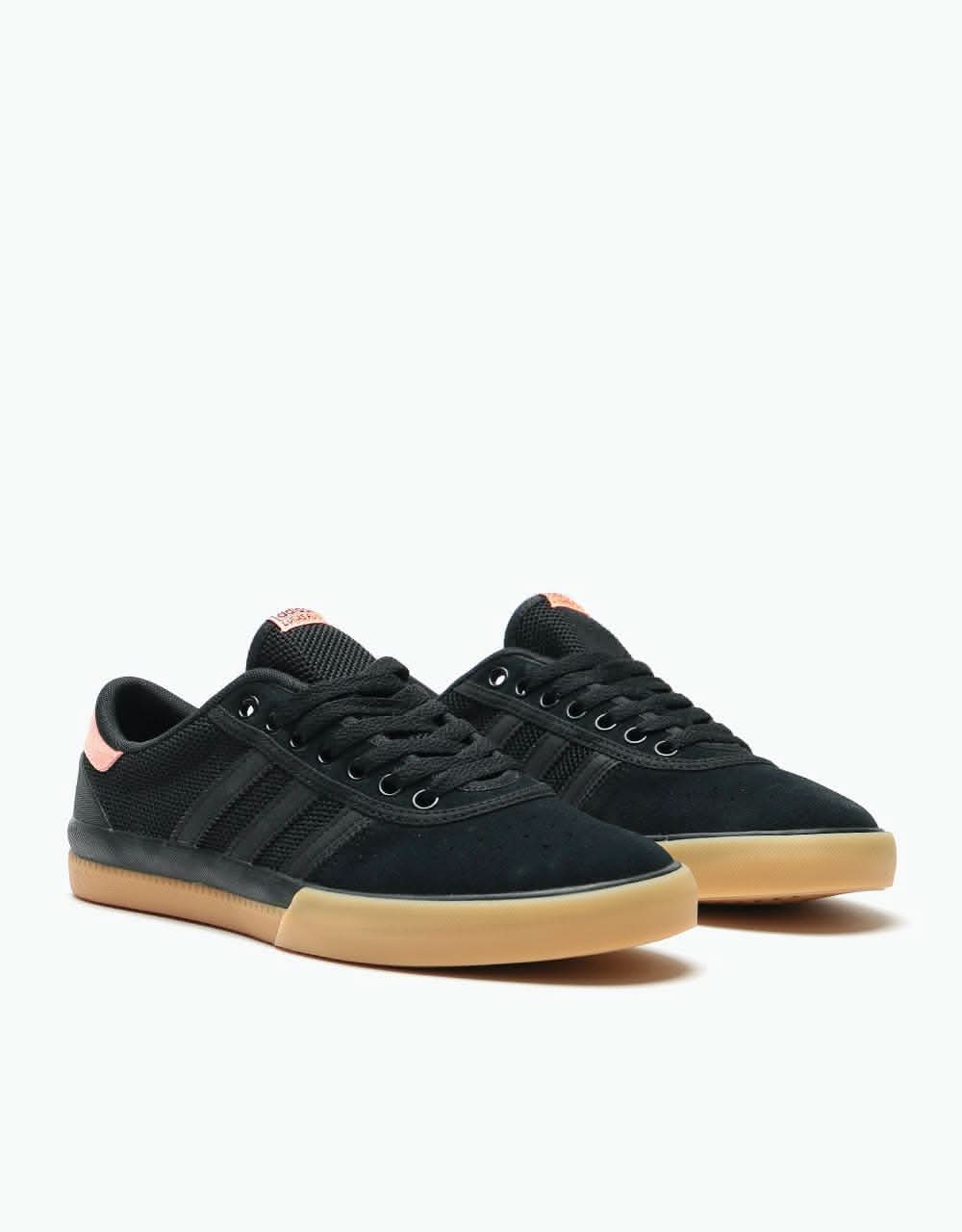 Adidas Lucas Premiere Skate Shoes - Core Black/Sun Glow/Gum