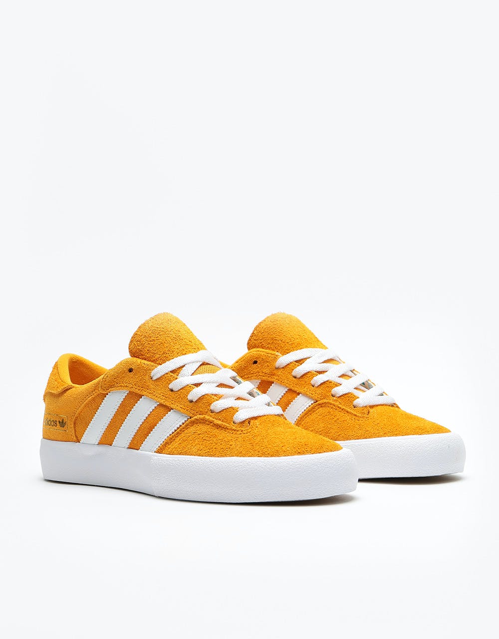 Adidas Matchbreak Super Skate Shoes - Tactile Yellow/White/Gold Metall