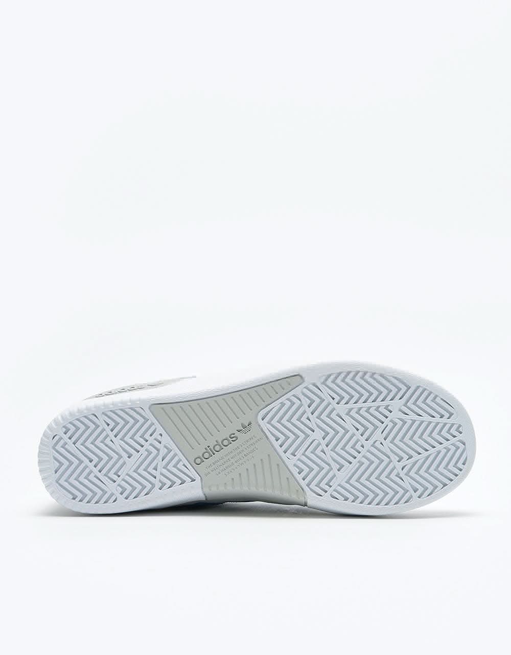 Adidas Tyshawn Skate Shoes - White/Blue/Gold Metallic