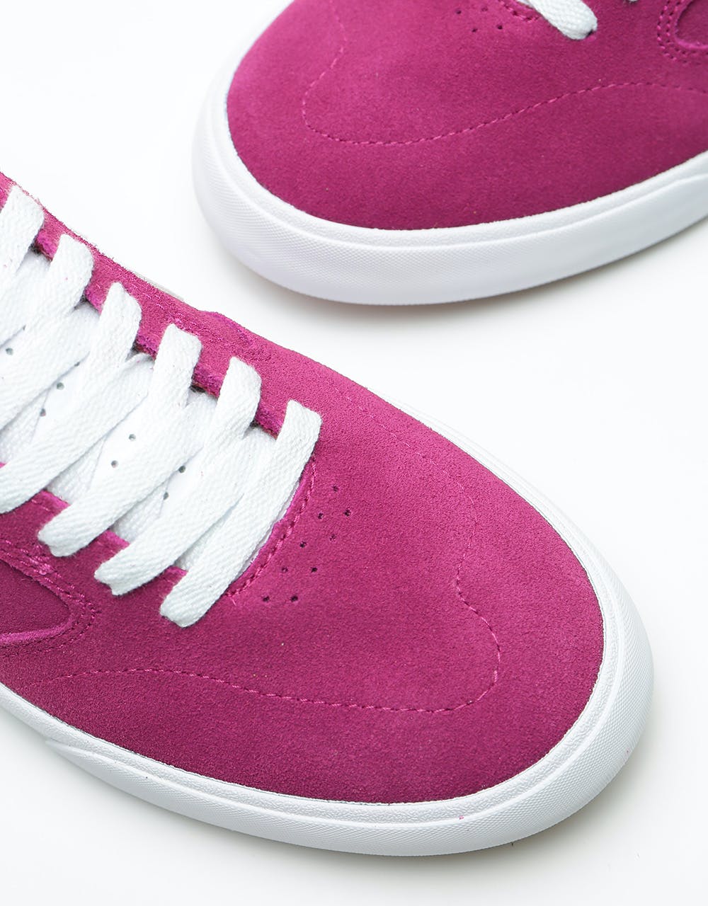 Converse Checkpoint Pro Ox Suede Skate Shoes - Rose Maroon/White/White