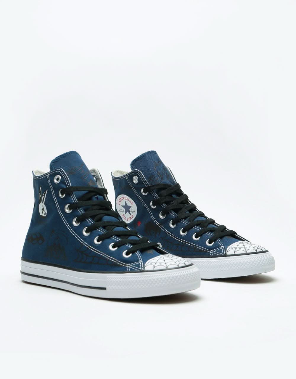 Converse CTAS Pro Hi SP Skate Shoes - Navy/Print