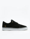 Emerica The Provider Skate Shoes - Black/White/Gold