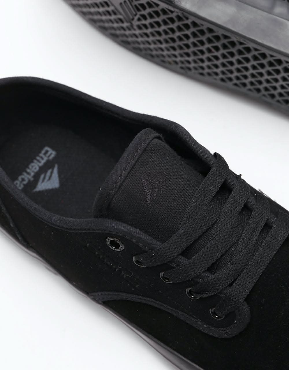 Emerica Wino Standard Skate Shoes - Black/Black