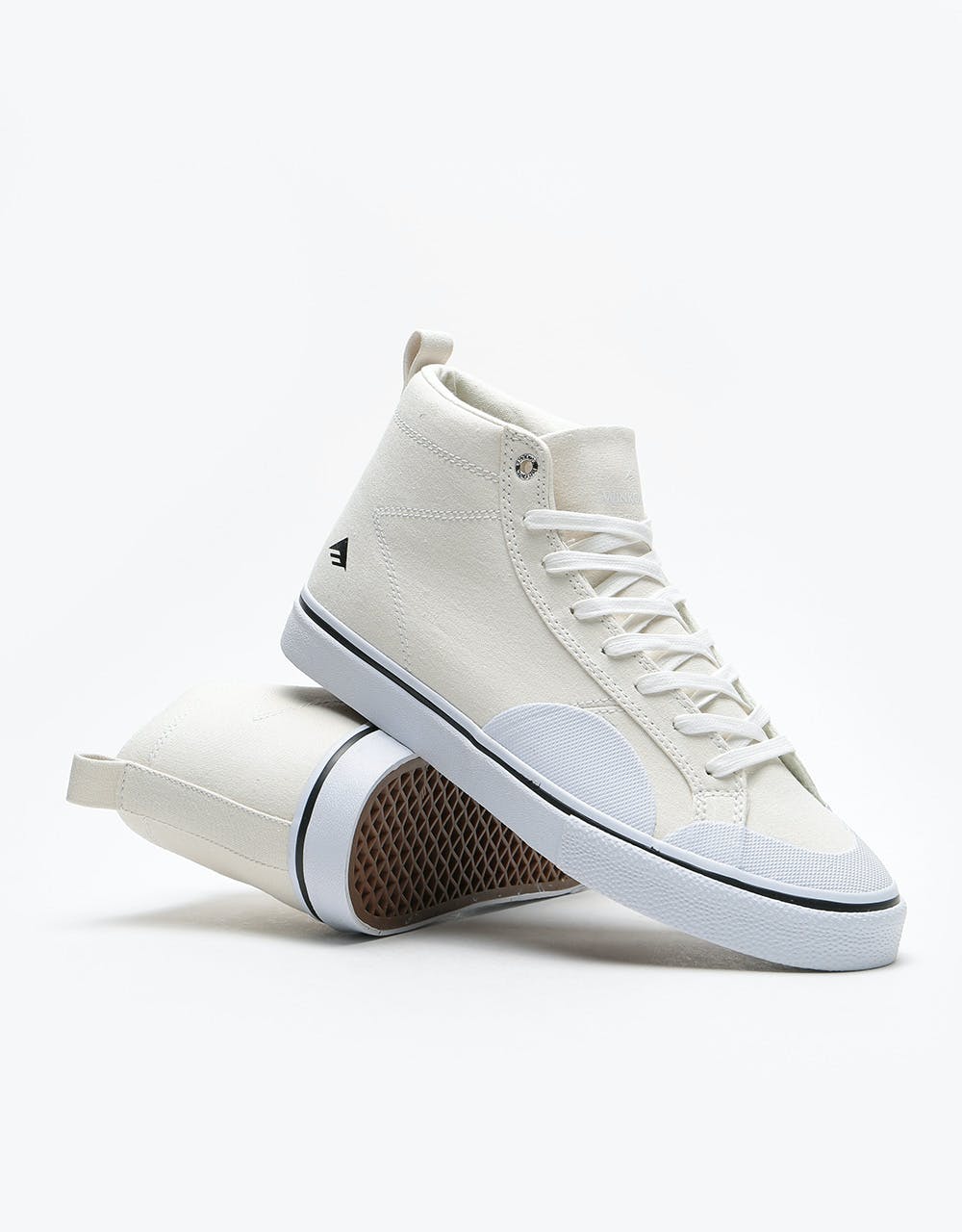 Emerica Omen High Skate Shoes - White