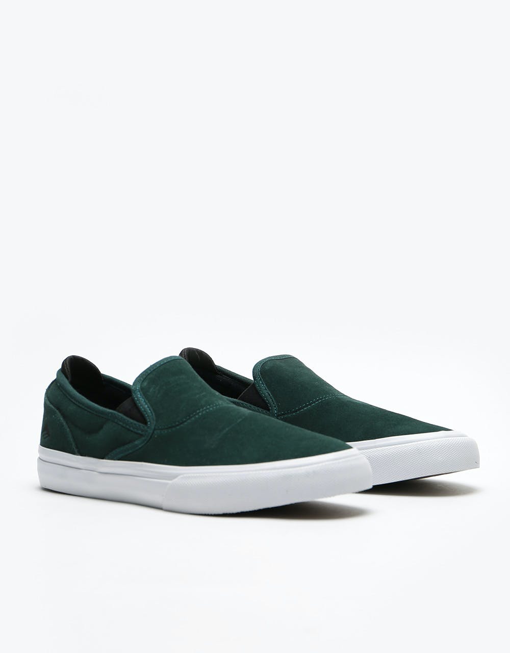 Emerica Wino G6 Slip-On Skate Shoes - Green/White