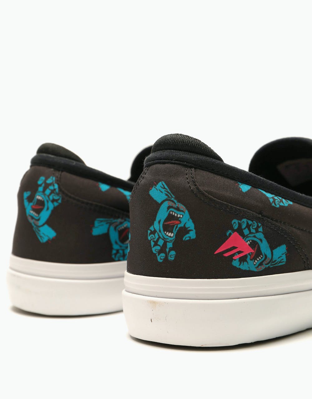 Emerica x Santa Cruz Wino G6 Slip-On Skate Shoes - Blue/Black