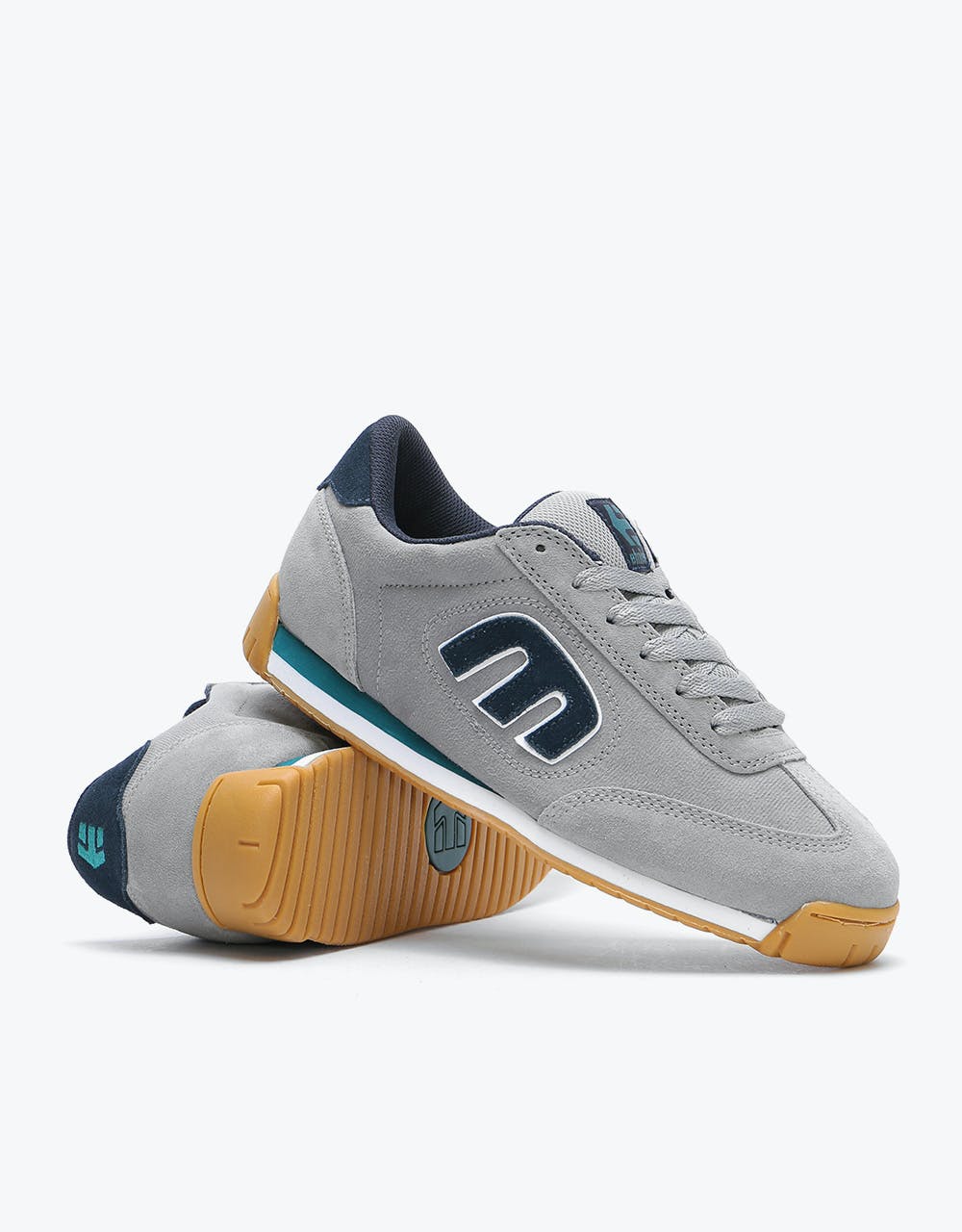 Etnies Lo-Cut II LS Skate Shoes - Grey/Navy
