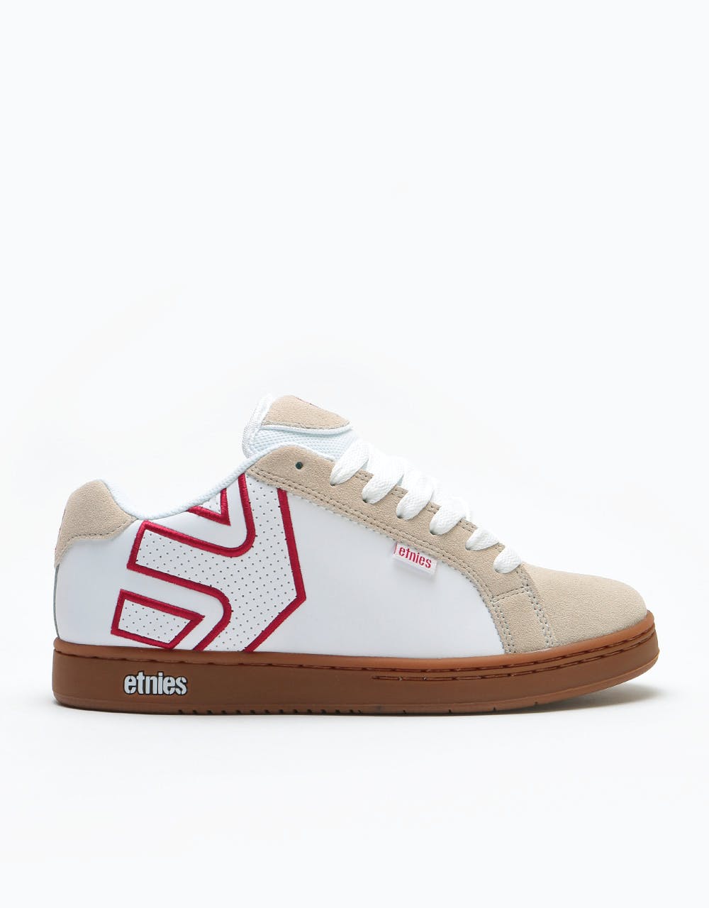Etnies Fader Skate Shoes - White/Tan