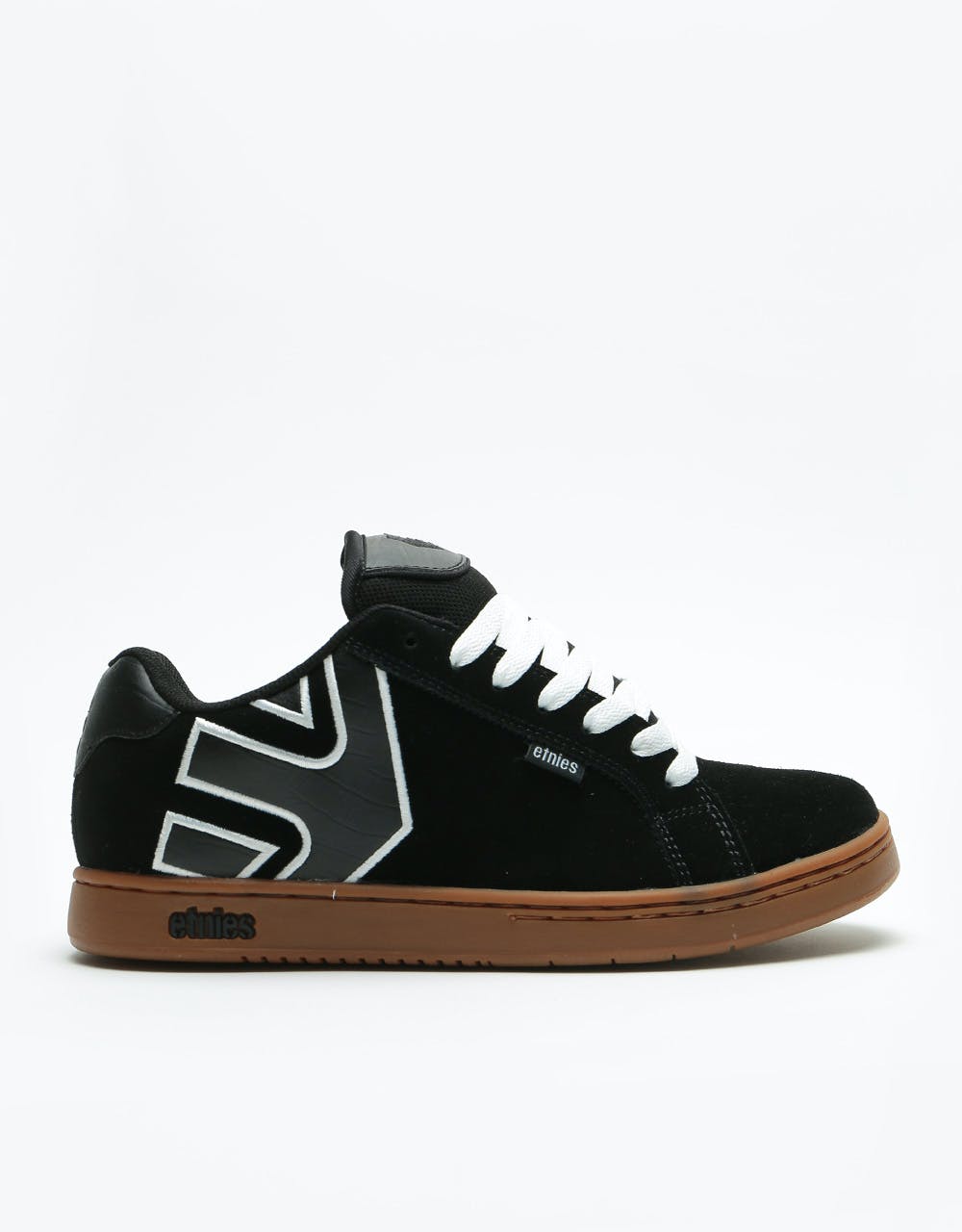 Etnies Fader Skate Shoes - Black/White/Gum