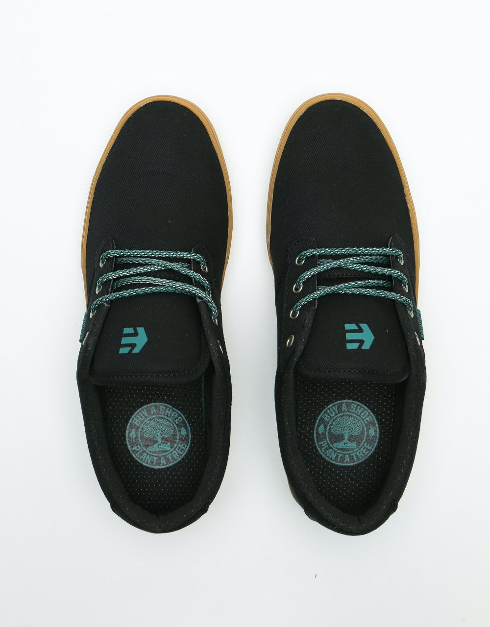 Etnies Jameson Preserve Skate Shoes - Black/Green/Gum