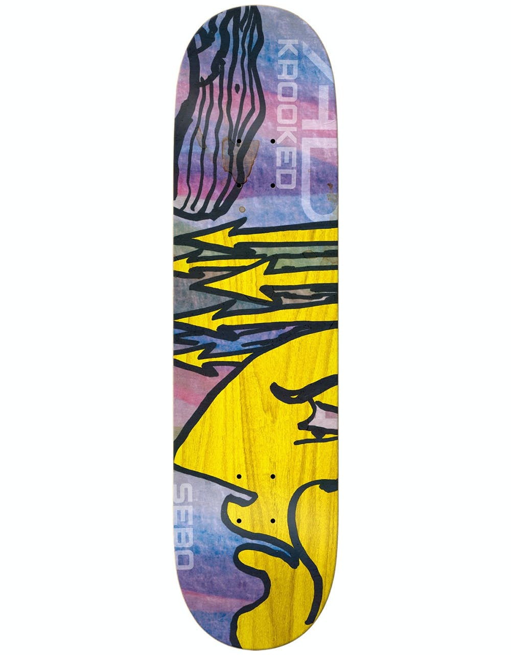 Krooked Sebo Profile Skateboard Deck - 8.25"