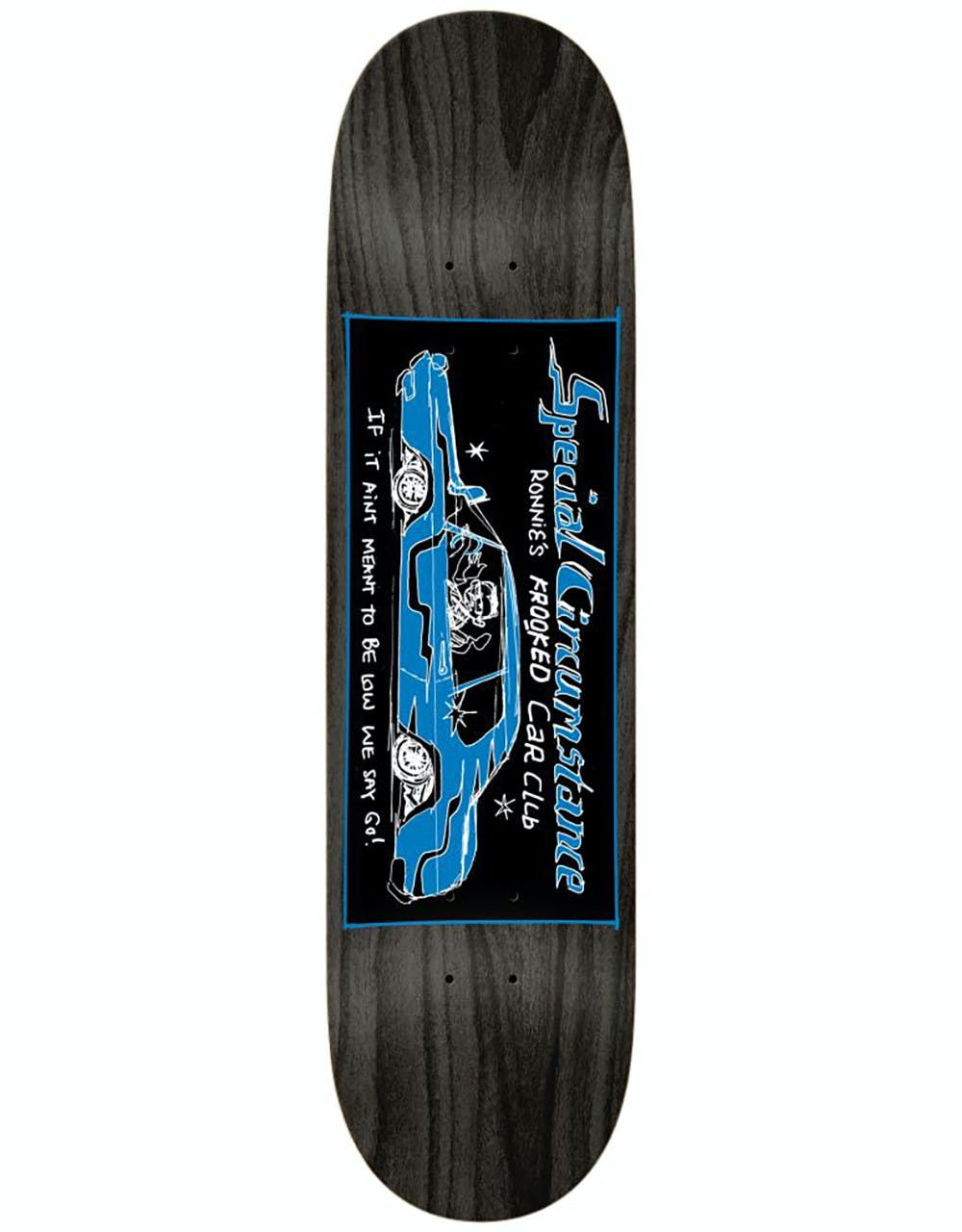 Krooked Ronnie Car Club Skateboard Deck - 8.75"