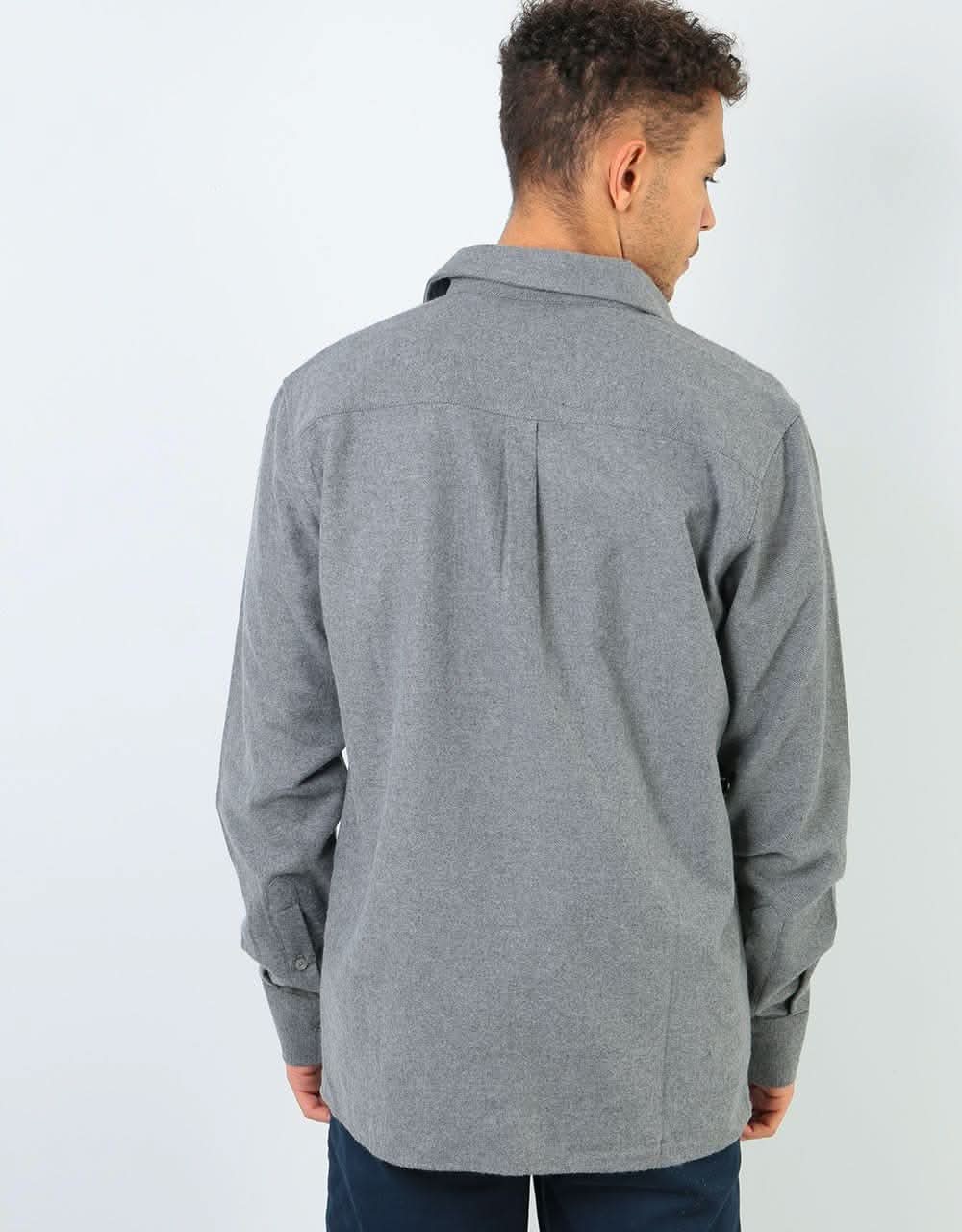 Route One Blocked Flannel Shirt - Fog