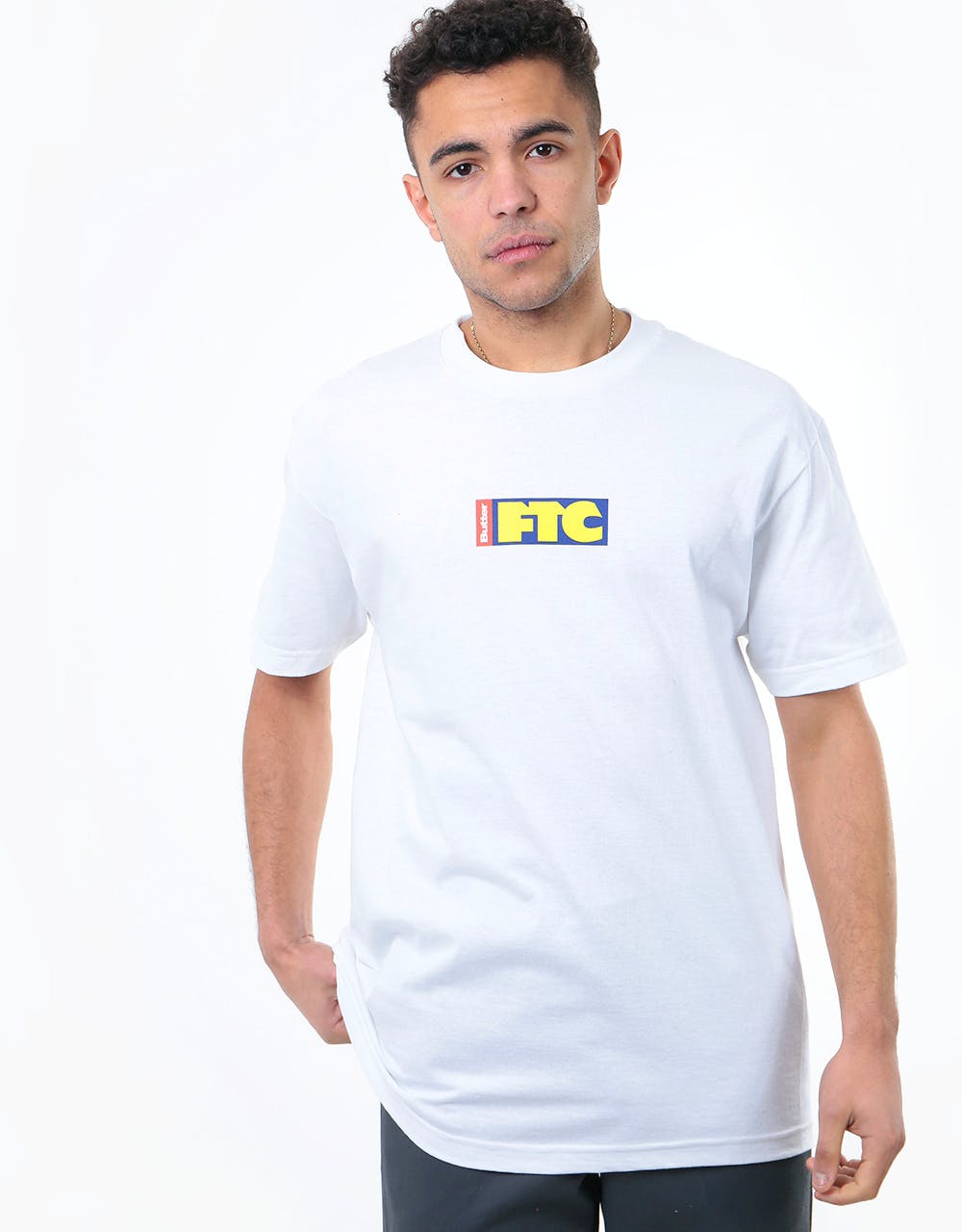 Butter Goods x FTC Flag Logo T-Shirt - White