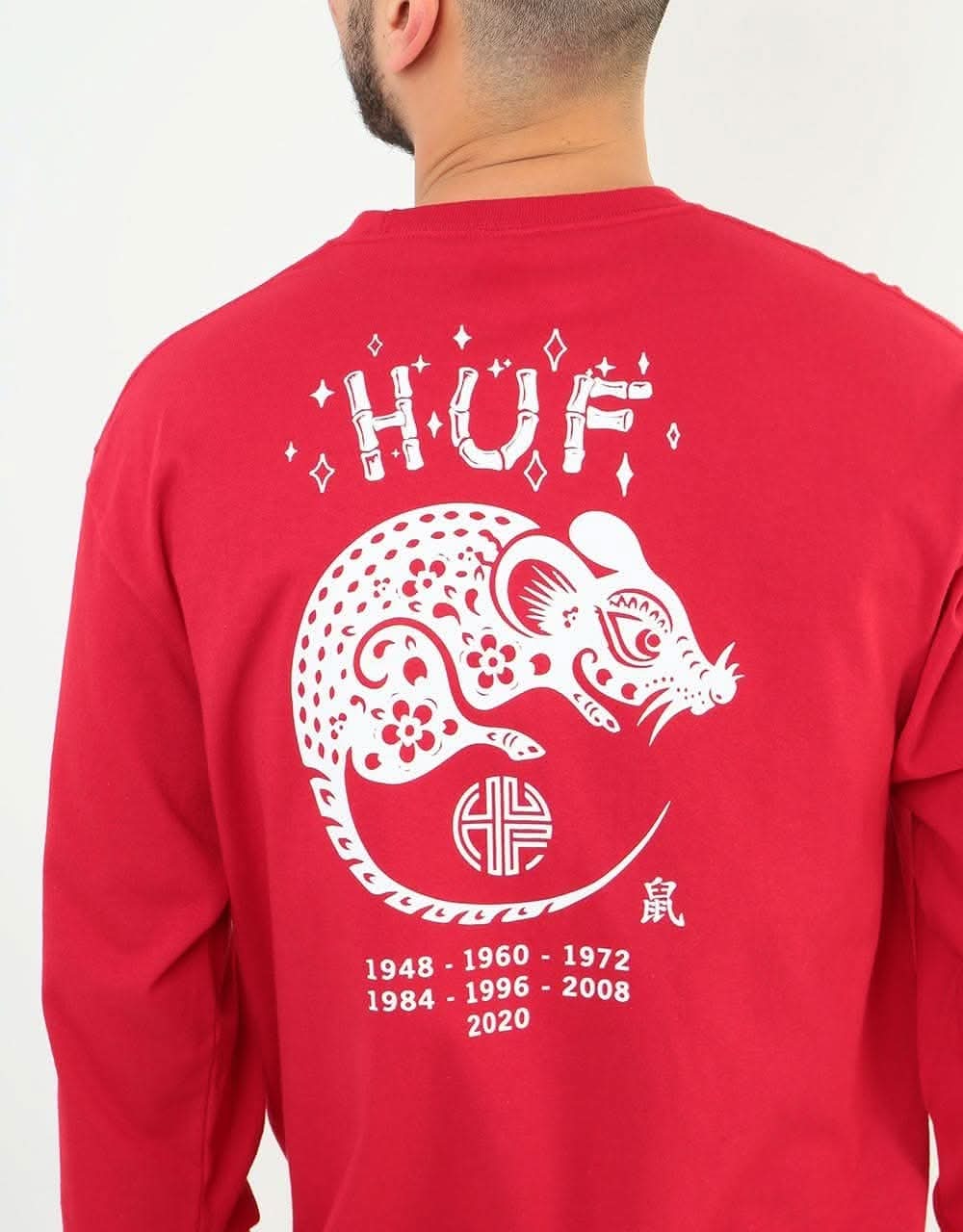 HUF Year of the Rat L/S T-Shirt - Red