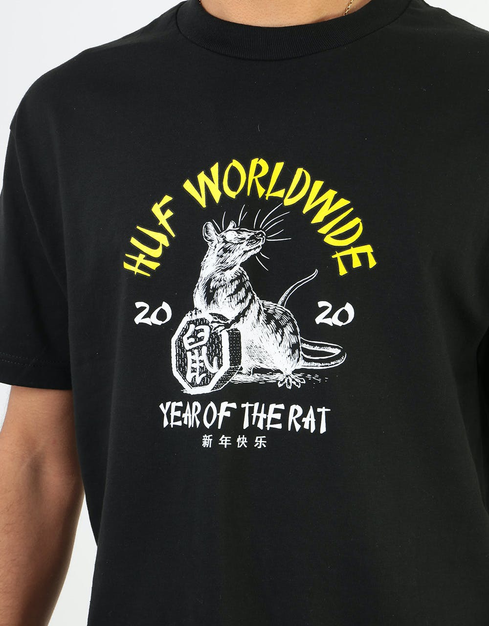 HUF Year of the Rat T-Shirt - Black