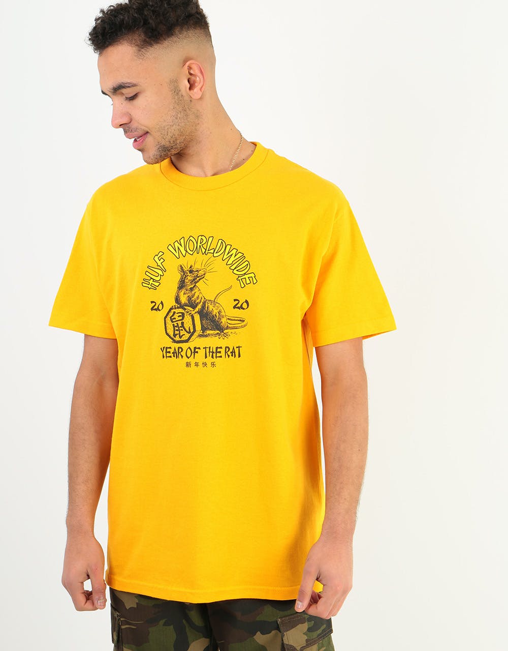 HUF Year of the Rat T-Shirt - Gold