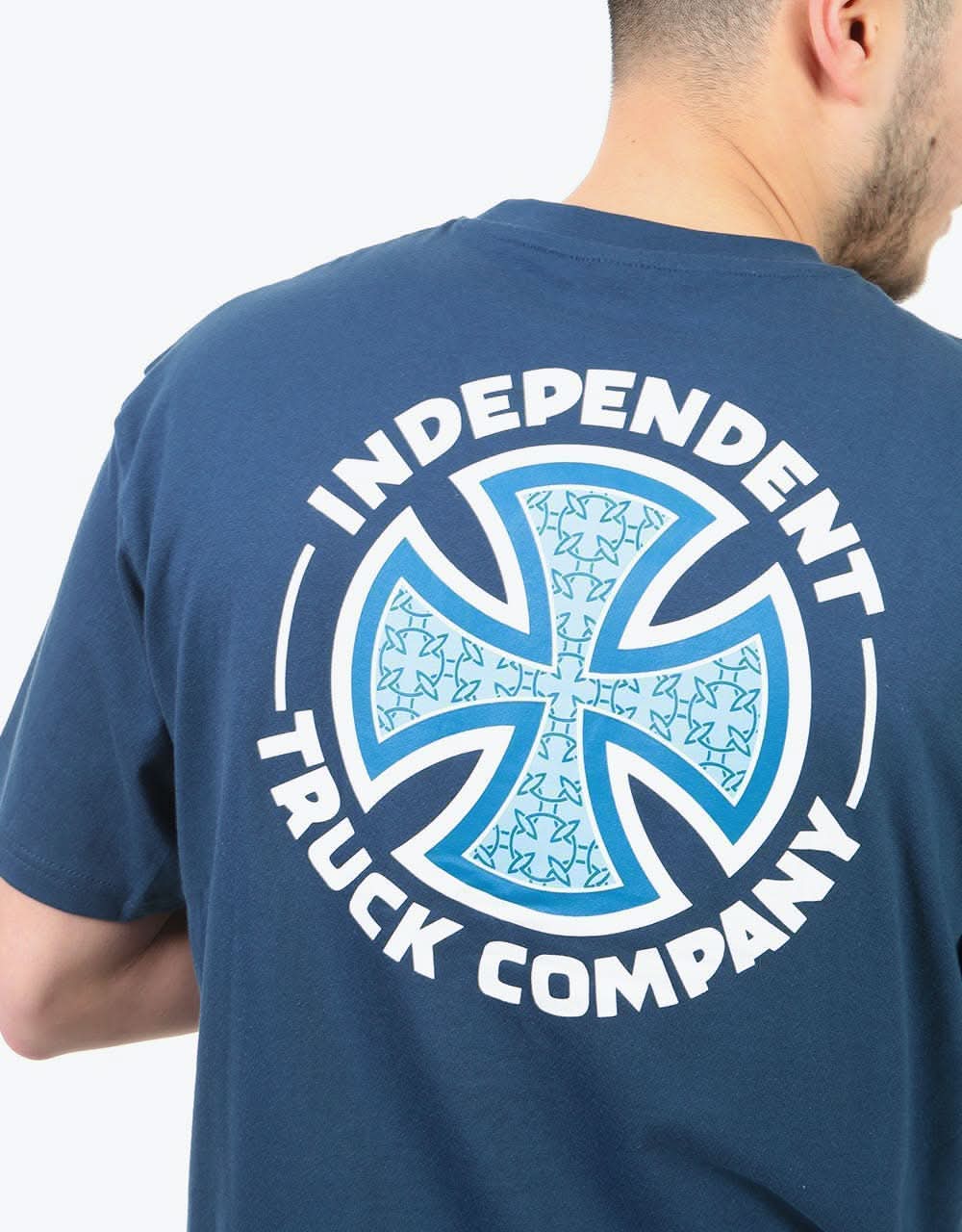 Independent Repeat Cross T-Shirt - Navy