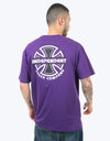 Independent ITC Bauhaus T-Shirt - Deep Purple