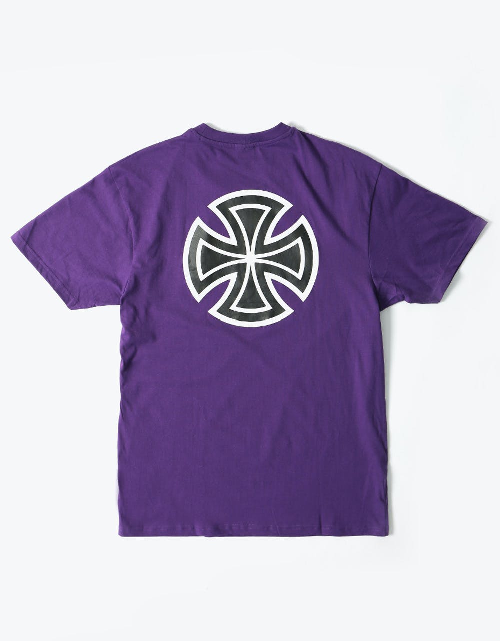 Independent Bar Cross T-Shirt - Deep Purple