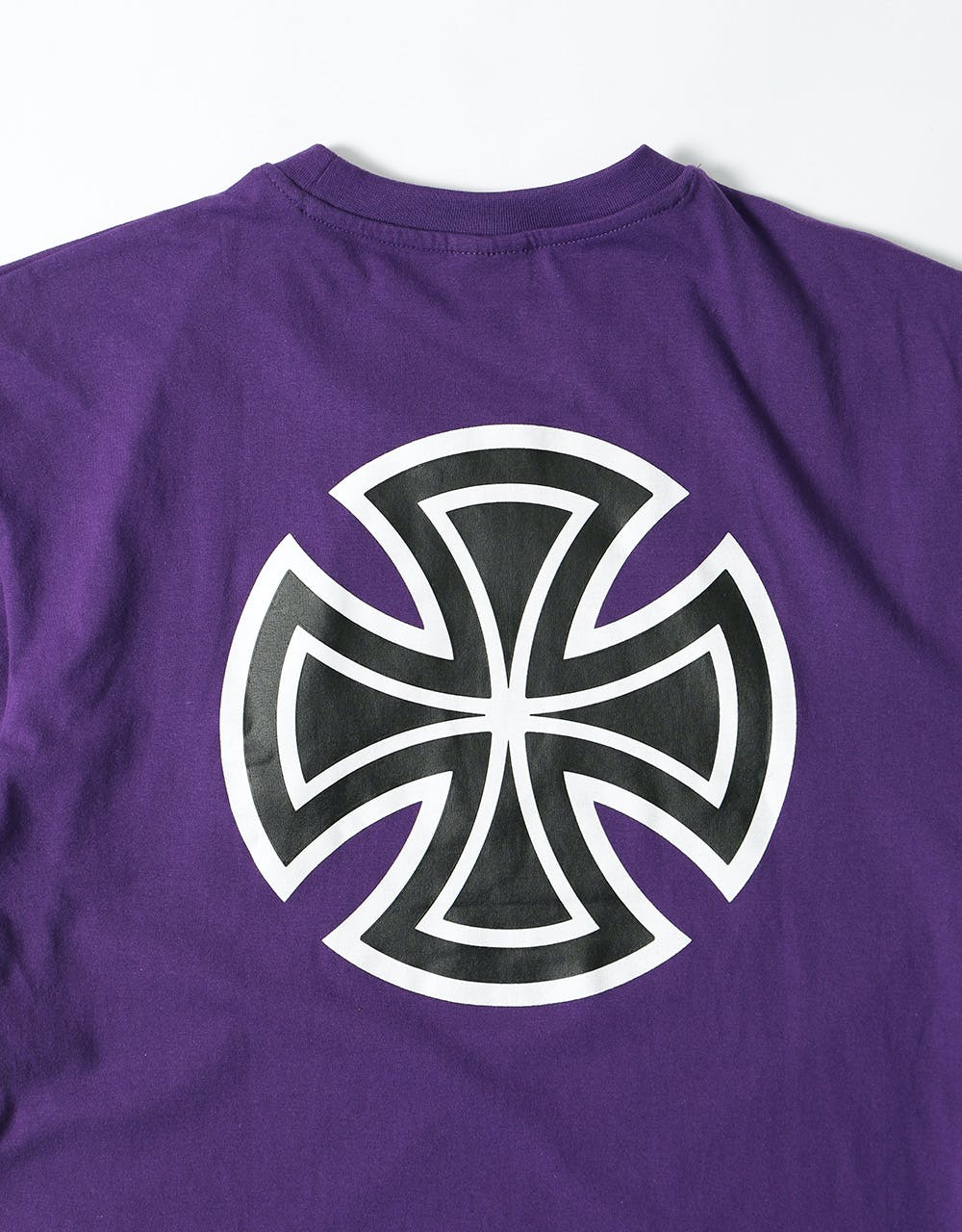 Independent Bar Cross T-Shirt - Deep Purple