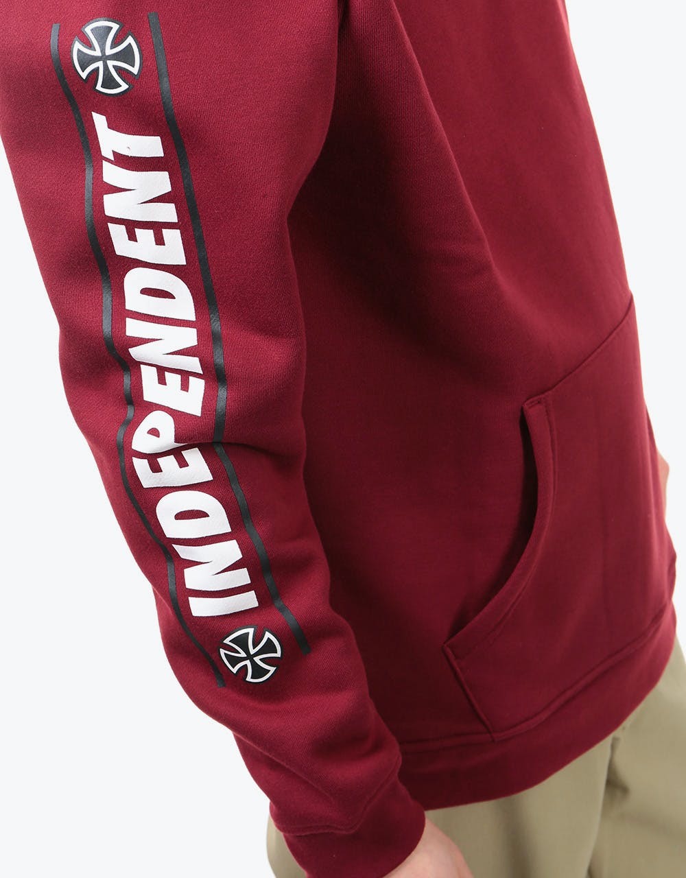 Independent Shear Pullover Hoodie - Burgundy