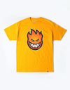 Spitfire Bighead Fade Fill T-Shirt - Gold/Red-Orange