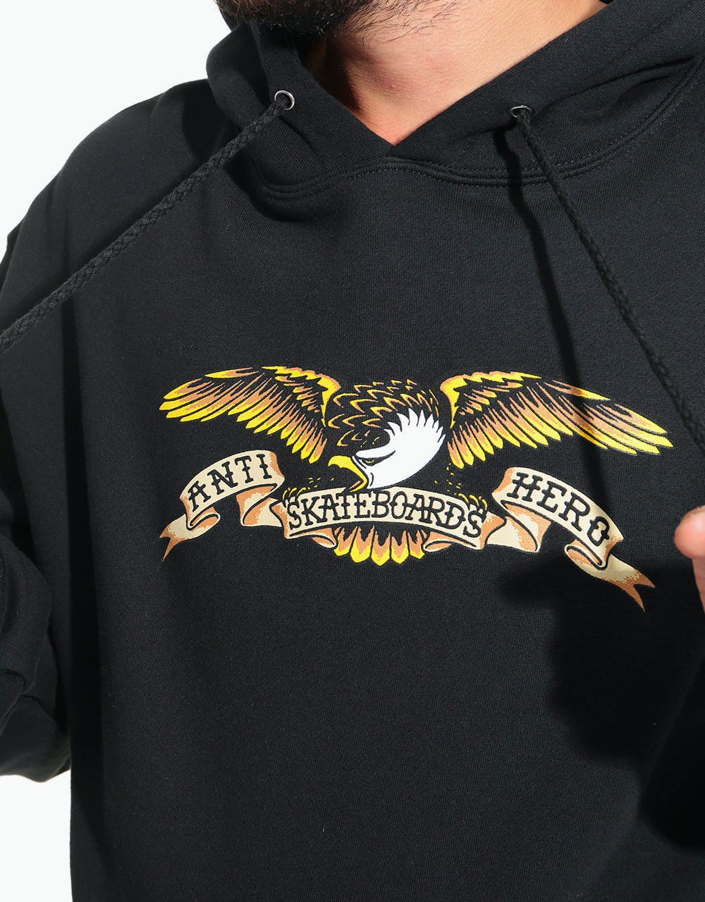 Anti Hero Eagle Pullover Hoodie - Black