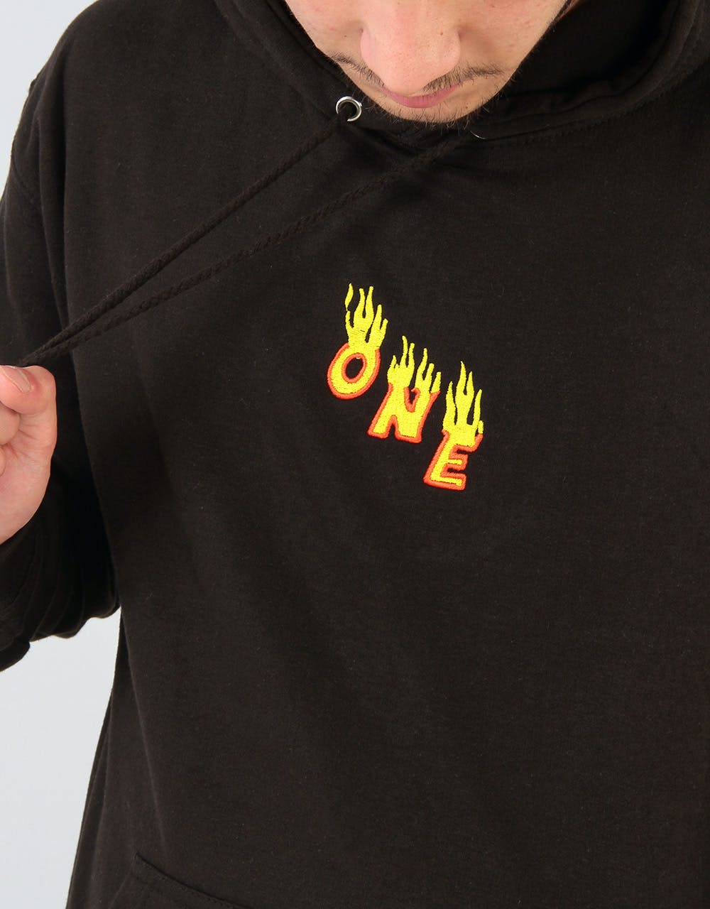 Route One Combust Pullover Hoodie - Black