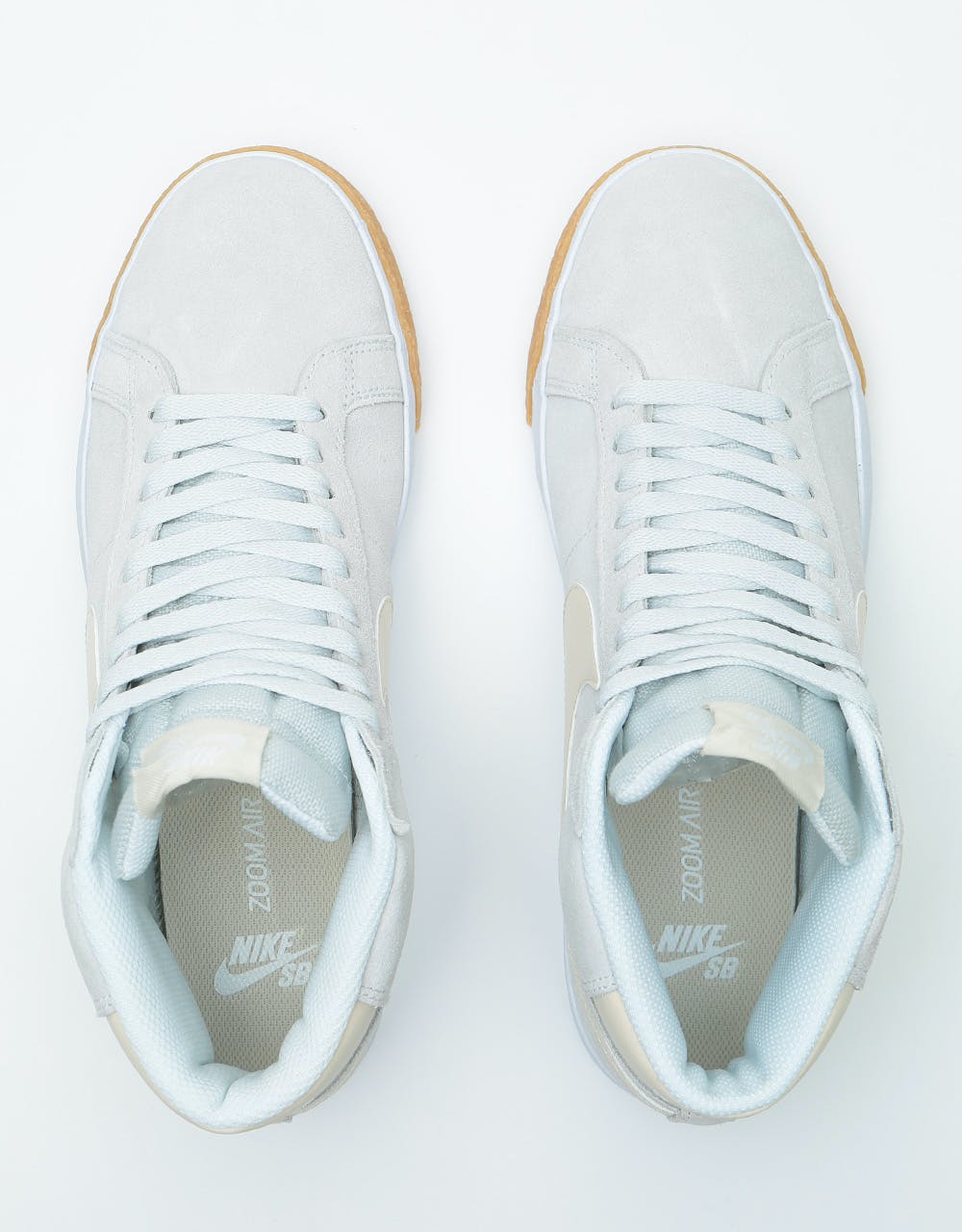 Nike SB Zoom Blazer Mid Skate Shoes - Photon Dust/Light Cream-White-Wh