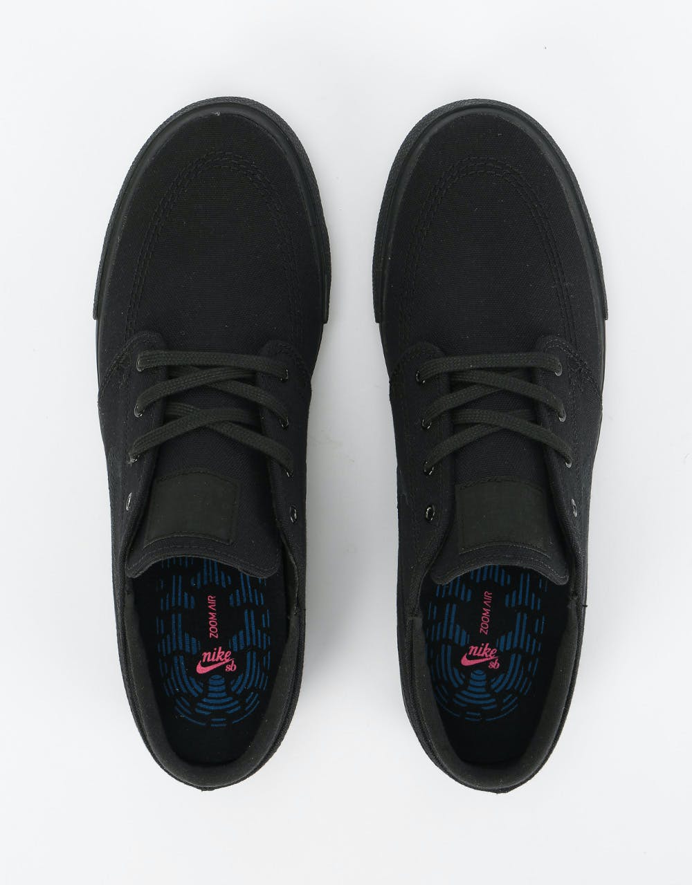 Nike SB Zoom Stefan Janoski Canvas RM Skate Shoes - Black/Black-Black-