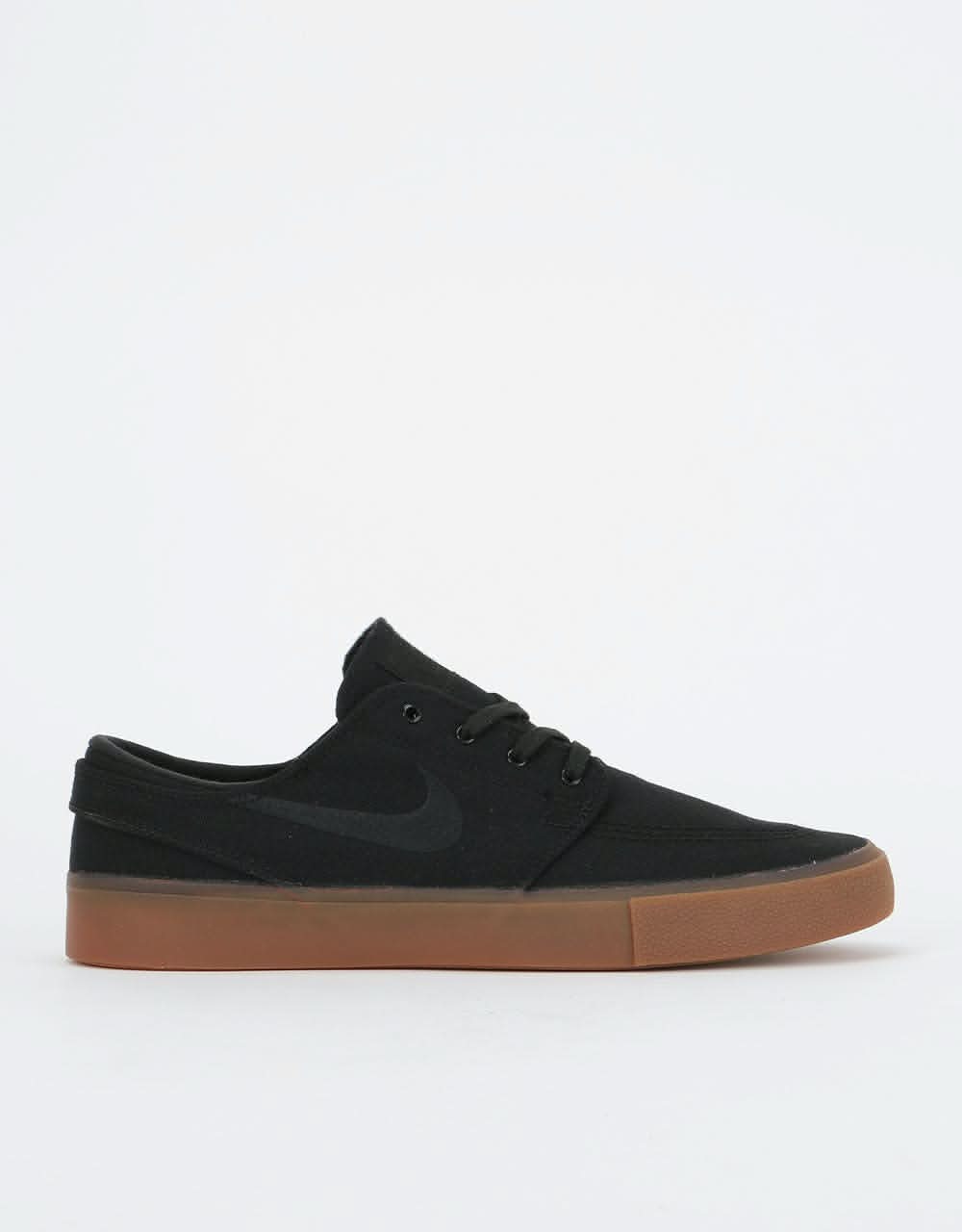 Sb zoom stefan janoski canvas rm black shoes Clearance