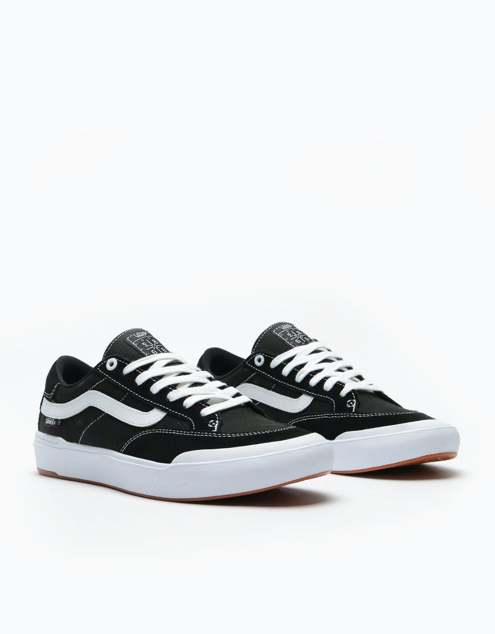 Vans Berle Pro Skate Shoes - Black/True White