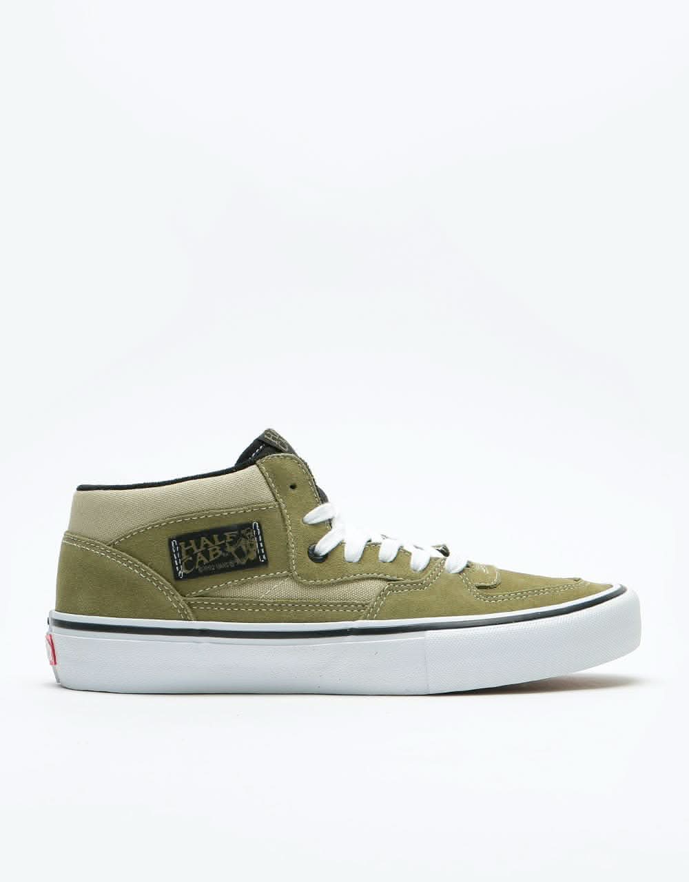 Vans Half Cab Pro Skate Shoes - Lizard/Eucalyptus