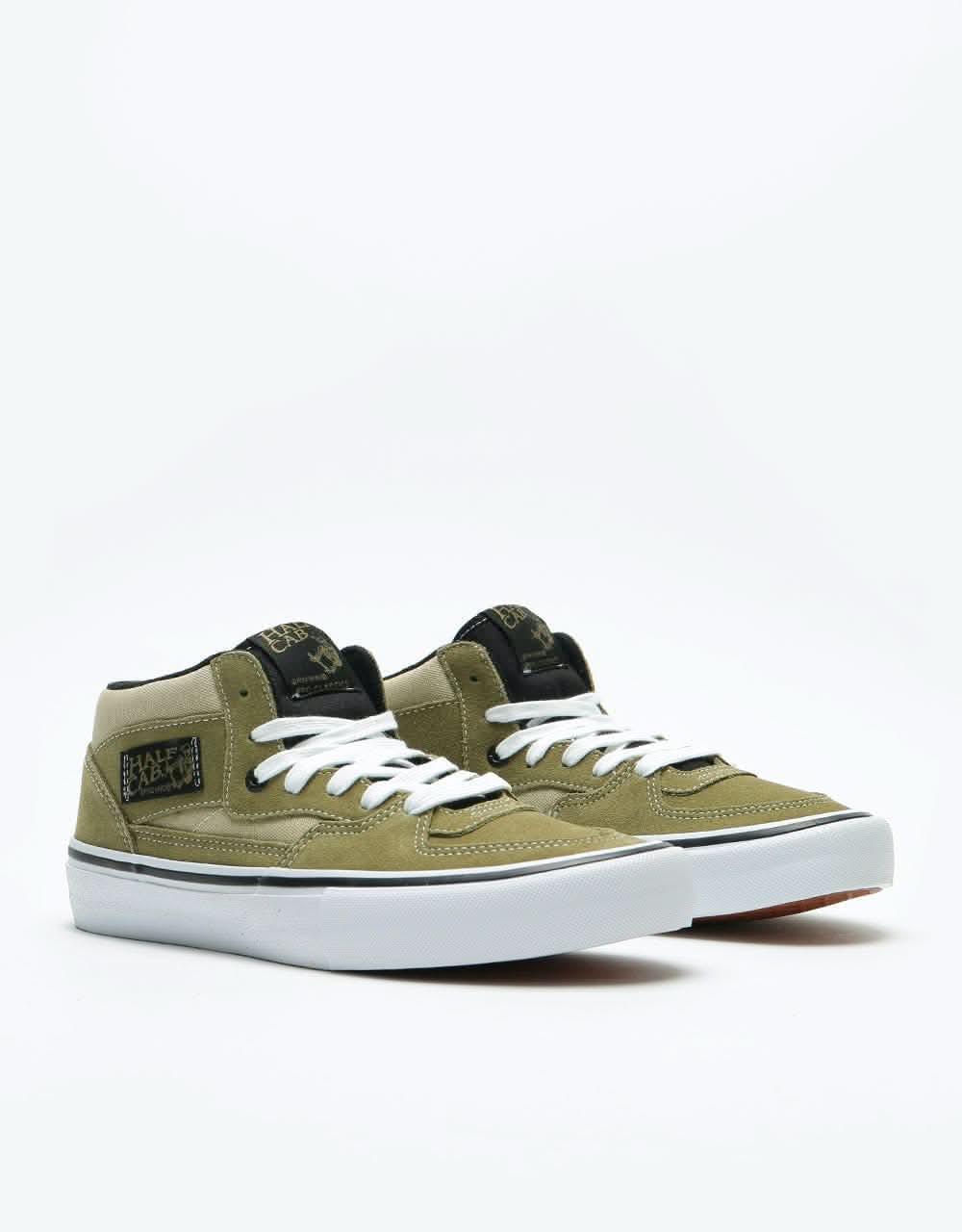 Vans Half Cab Pro Skate Shoes - Lizard/Eucalyptus