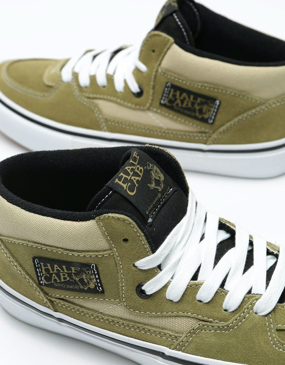 Vans Half Cab Pro Skate Shoes - Lizard/Eucalyptus
