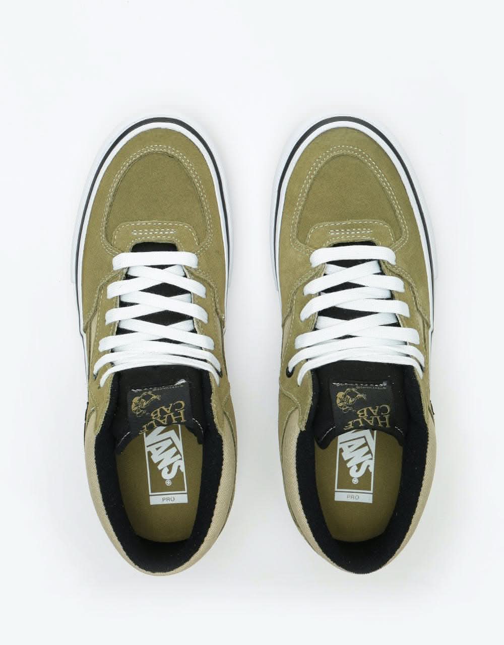 Vans Half Cab Pro Skate Shoes - Lizard/Eucalyptus
