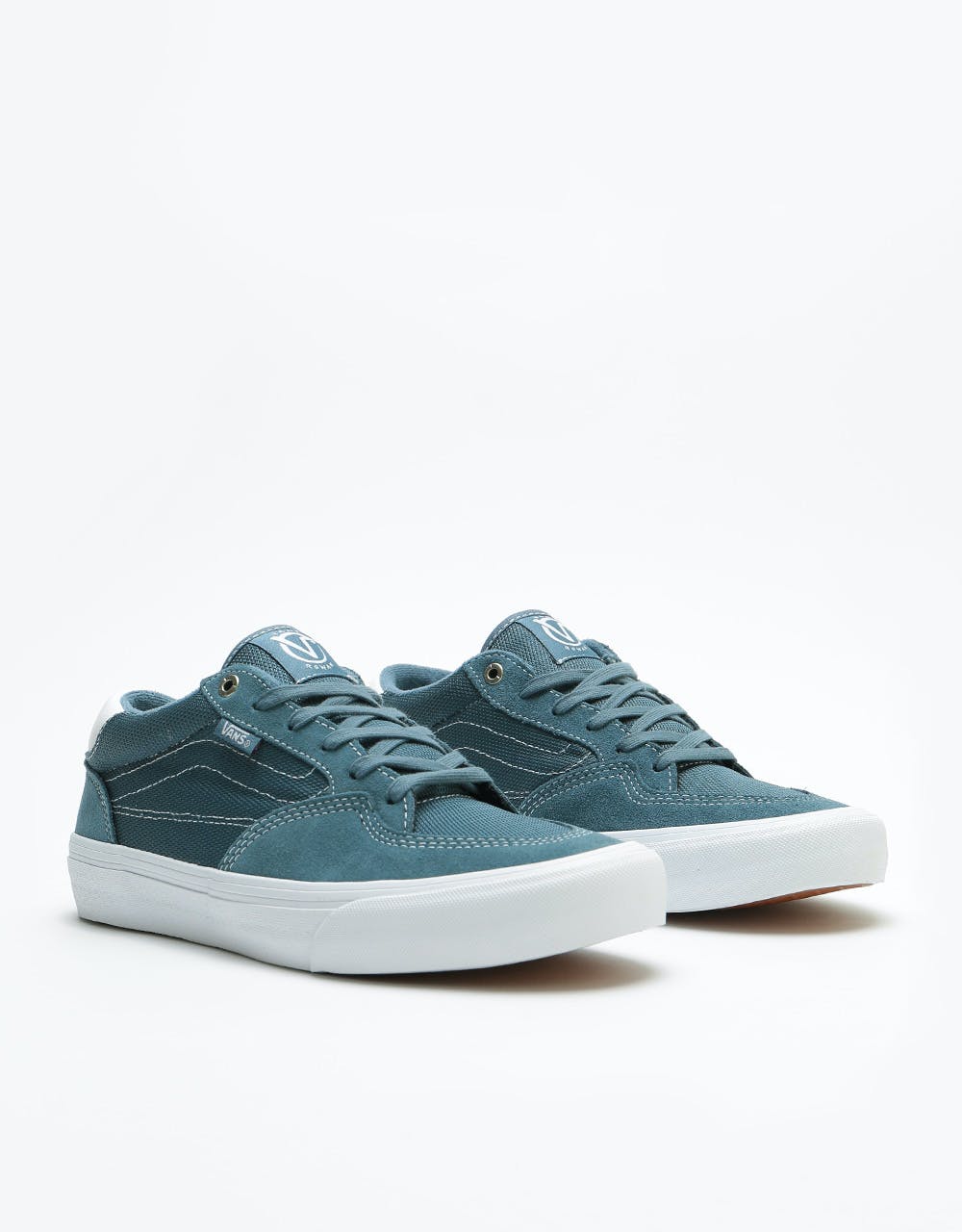 Vans Rowan Pro Skate Shoes - (Mirage) Blue/White