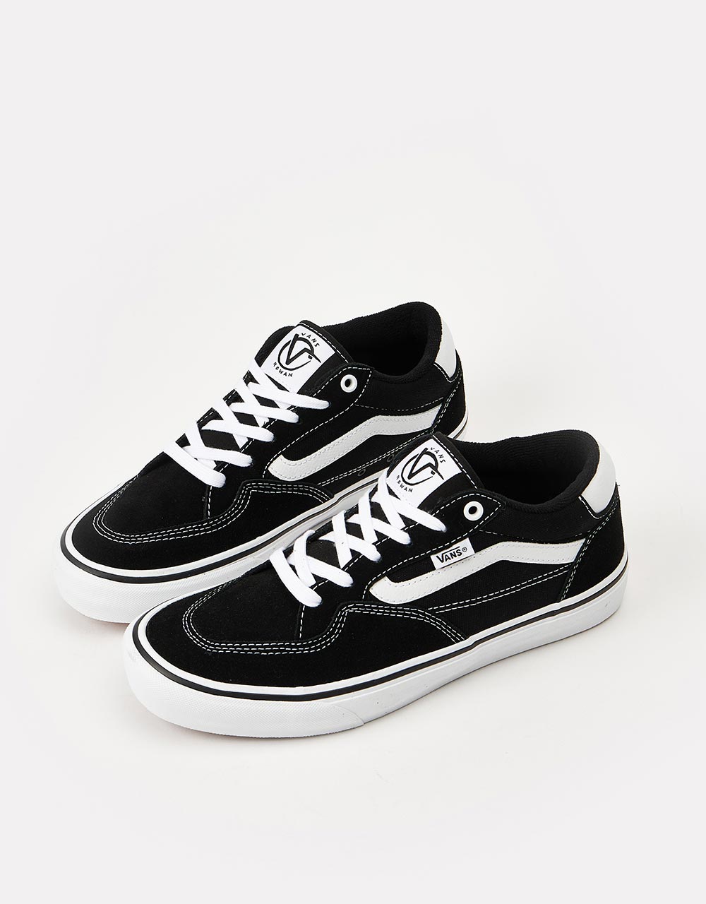 Vans Rowan Pro Skate Shoes - Black/White