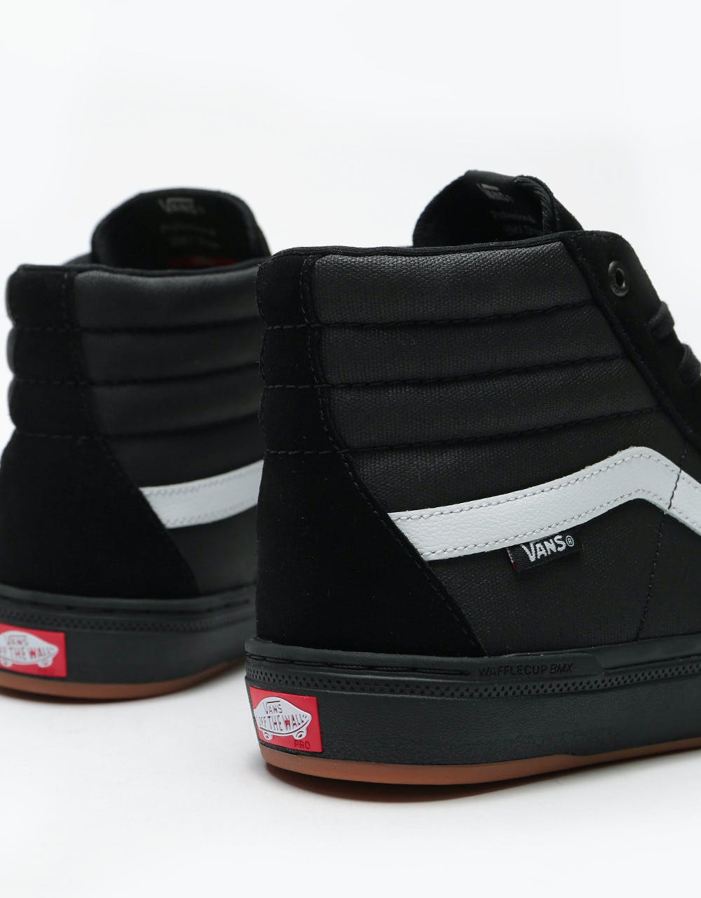 Vans Sk8-Hi BMX Skate Shoes - Black/White