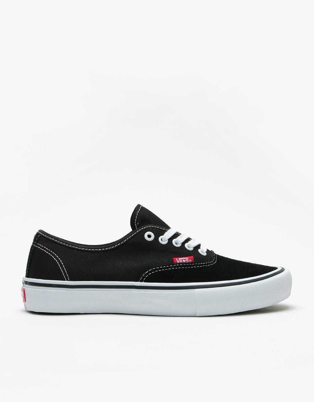 Vans Authentic Pro Skate Shoes - Black/True White