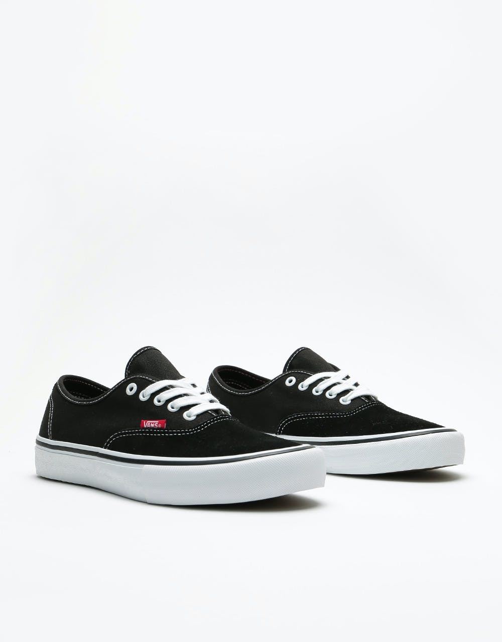 Vans Authentic Pro Skate Shoes - Black/True White